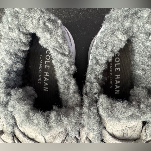 Cole Haan GrandPro Tennis Sneaker Shoe Charcoal Grey Sz 6B Med fleece lined New - Picture 5 of 10